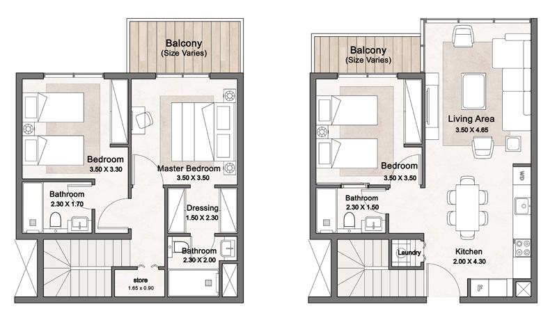 L+3 Bedrooms - Type A