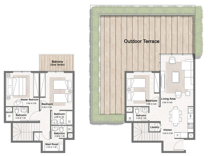 L+3 Bedrooms - Type B
