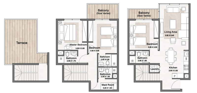 L+3 Bedrooms - Type C